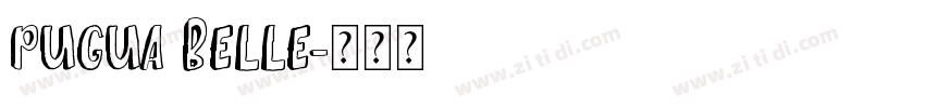 Pugua Belle字体转换